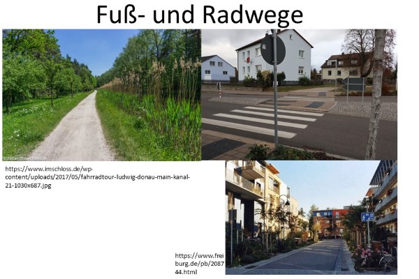 Fuß- und Radwege